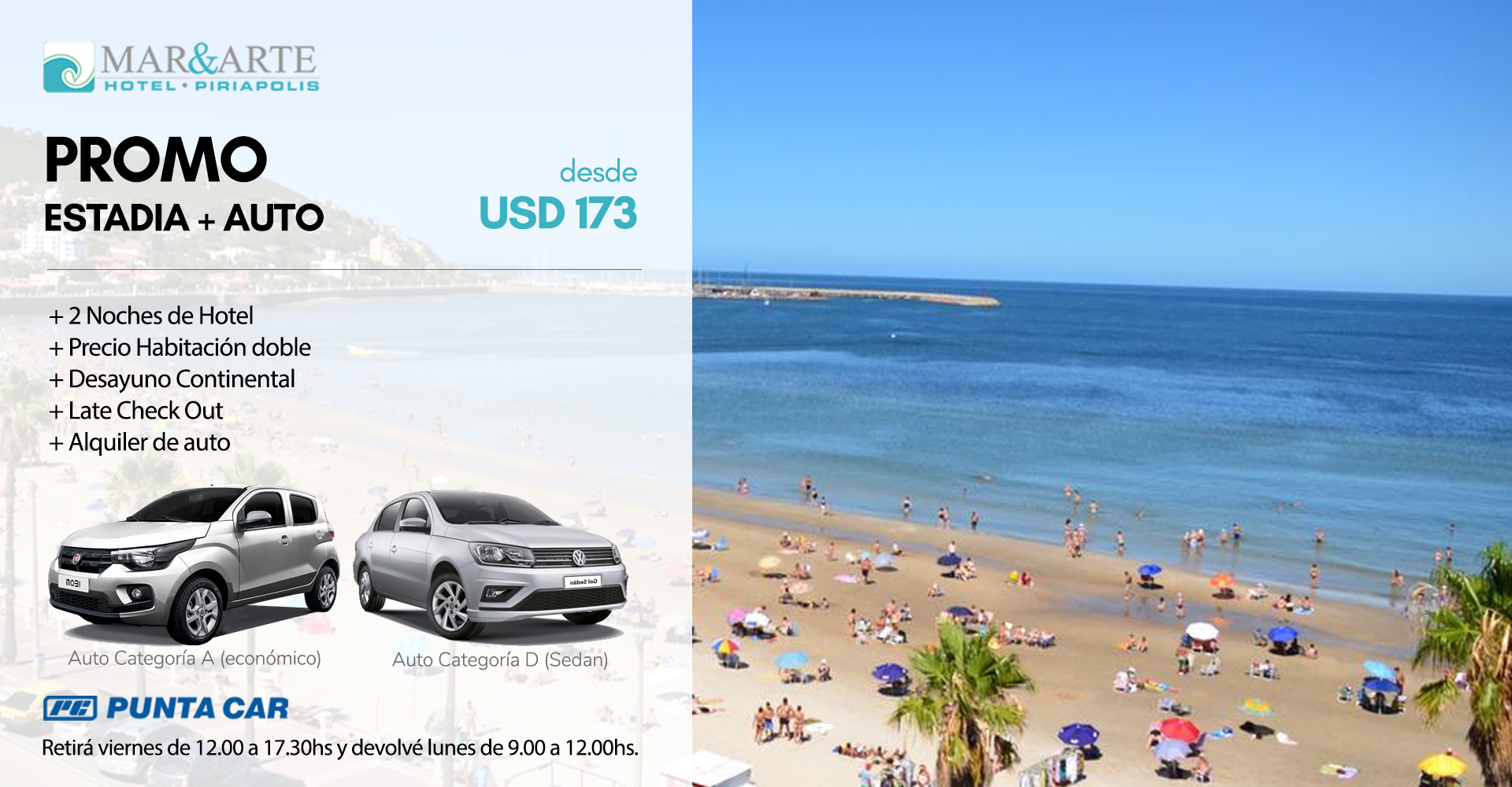 Puntacar Rent a Car. Alquiler de autos en Uruguay.