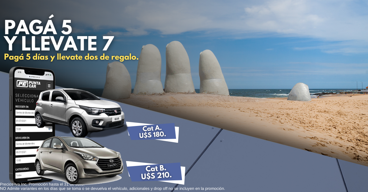 Puntacar Rent a Car. Alquiler de autos en Uruguay.